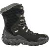 imageOboz Womens Bridger 9quot Insulated BDRY BootBlack Sea
