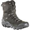 imageOboz Bridger 10quot Insulated BDRY Hiking Boots  Mens Carbon Black 10 Wide